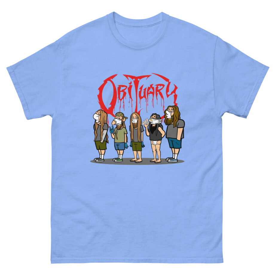 Obituary Stay Safe Unisex classic tee