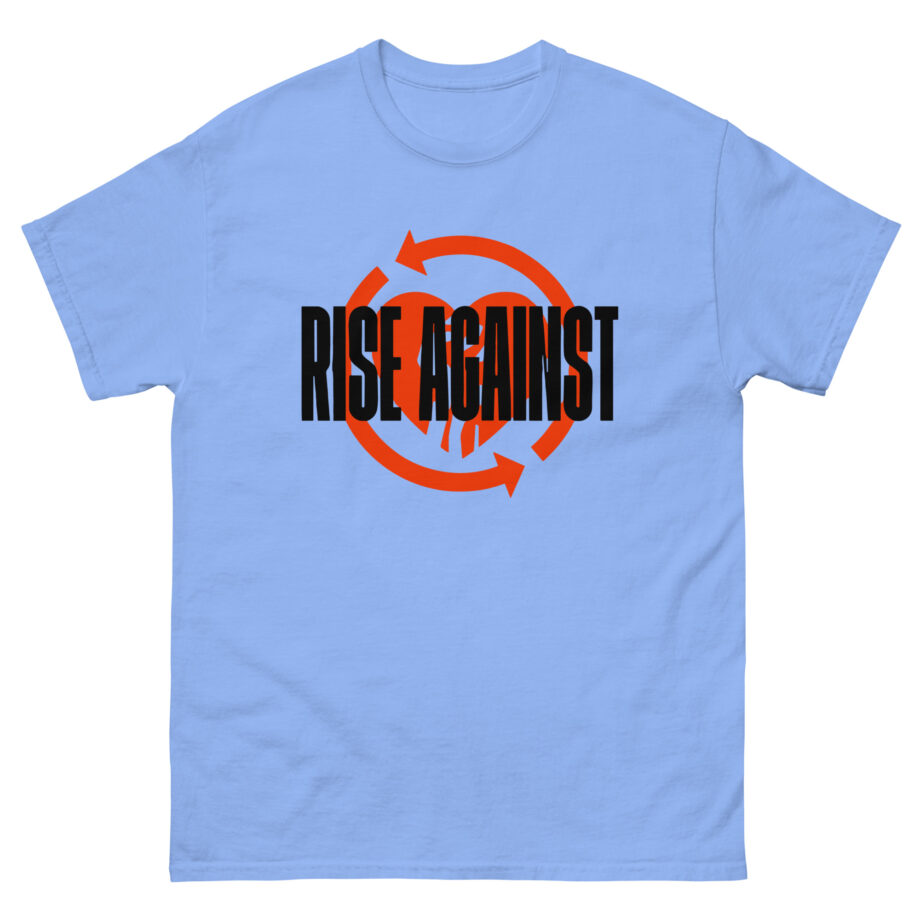 Rise Against Red Heartfist Label Unisex classic tee