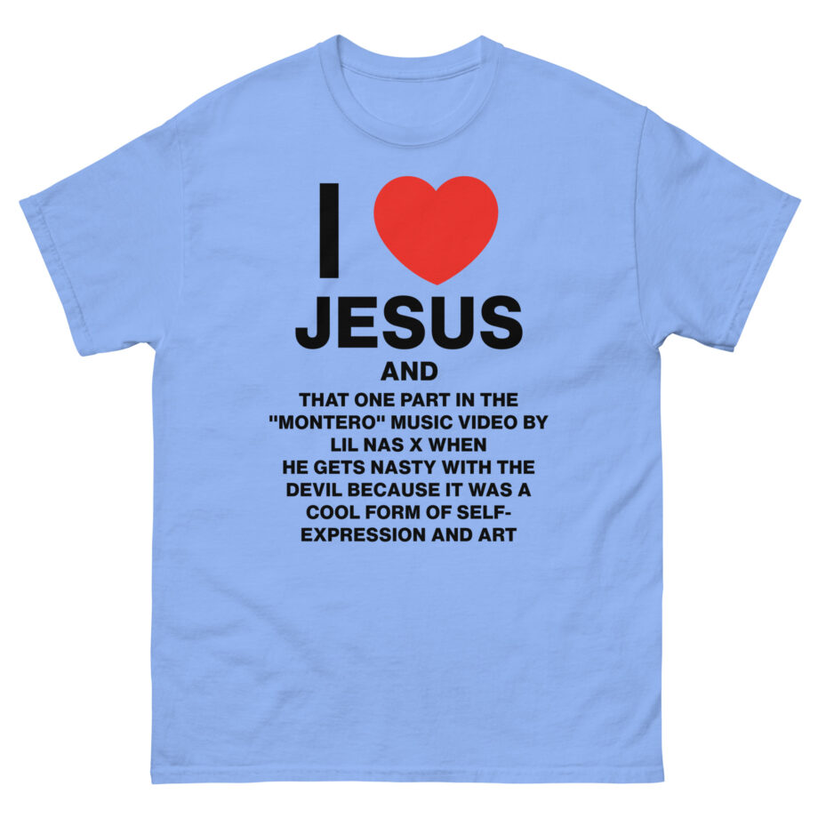 Lil Nas X I Love Jesus and Montero Unisex classic tee
