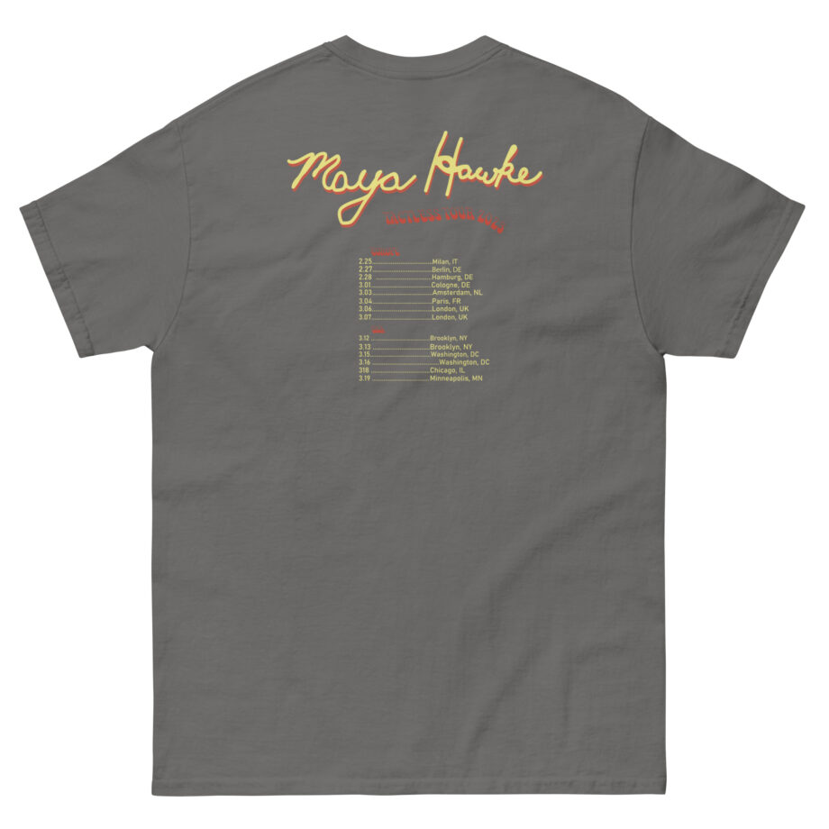 Maya Hawke Spring 2023 Tactless Tour Unisex classic tee