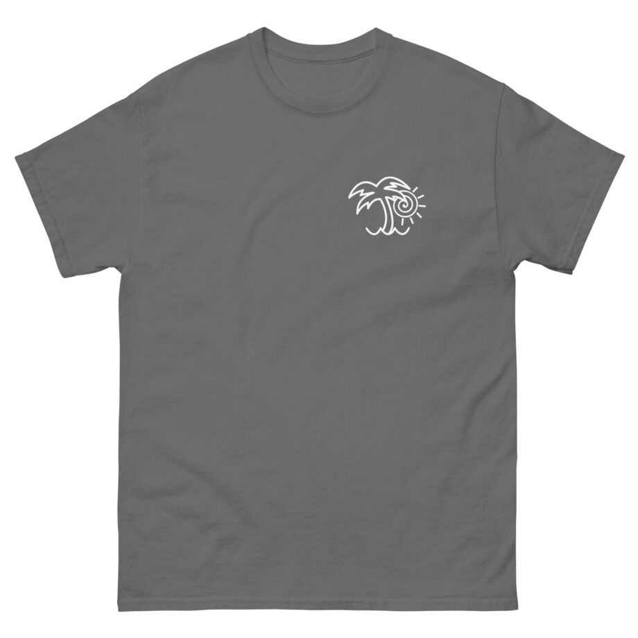 Chon Palm Tree Blue Dip Dye Unisex classic tee