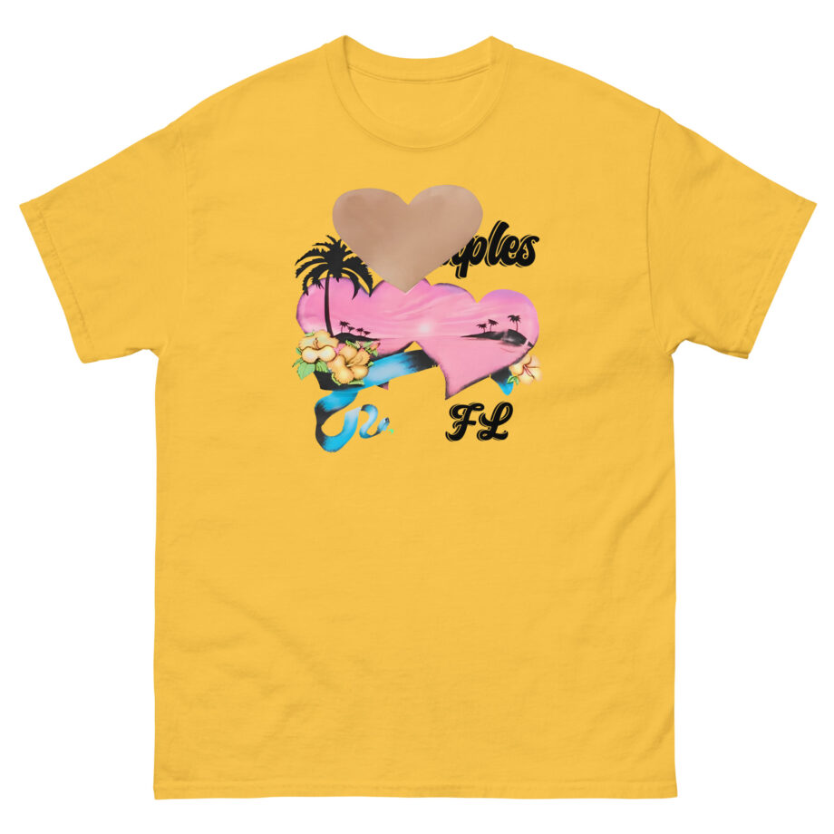 Charli XCX Naples Fl Heart Cut Out Unisex classic tee