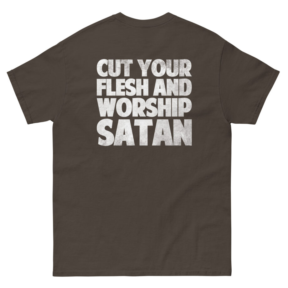 Antaeus Cut Your Flesh and Worship Satan Unisex classic tee