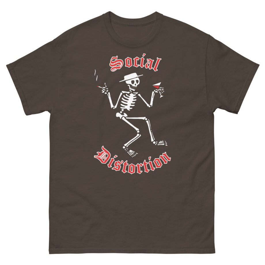 Distortion Skeleton Logo Unisex classic tee