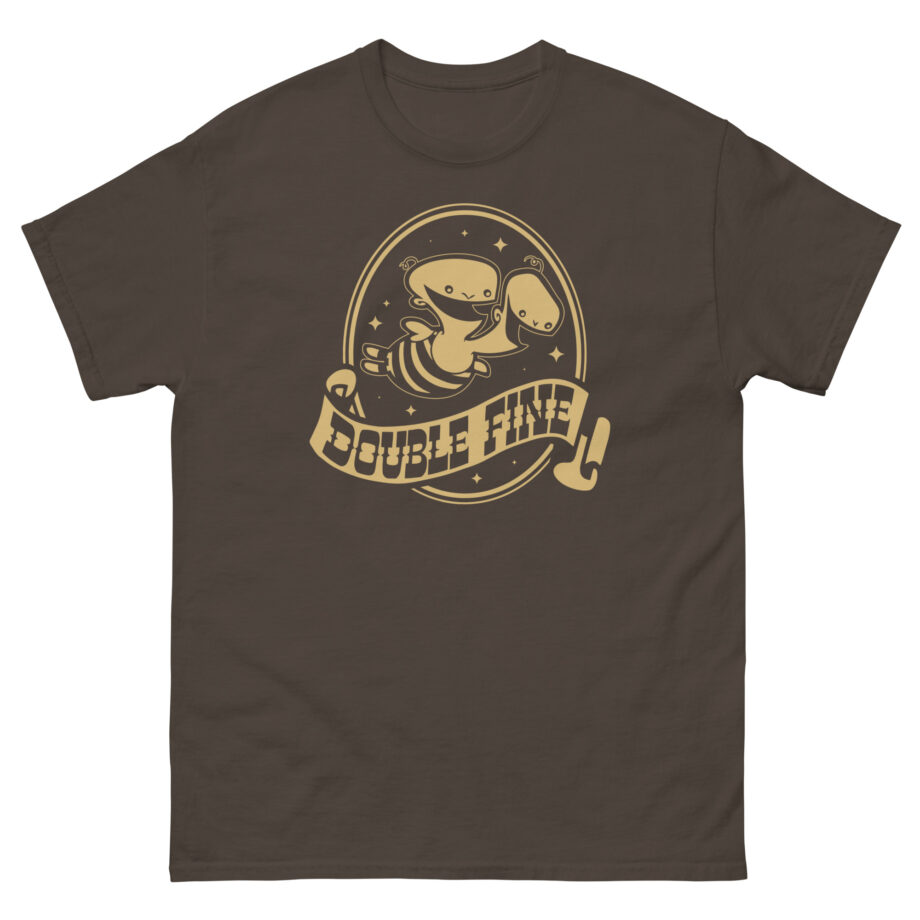 Double Fine Golden Two-headed Baby Unisex classic tee