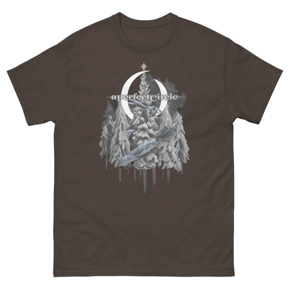 A Perfect Circle Frosty Dolphin & Snow Unisex classic tee