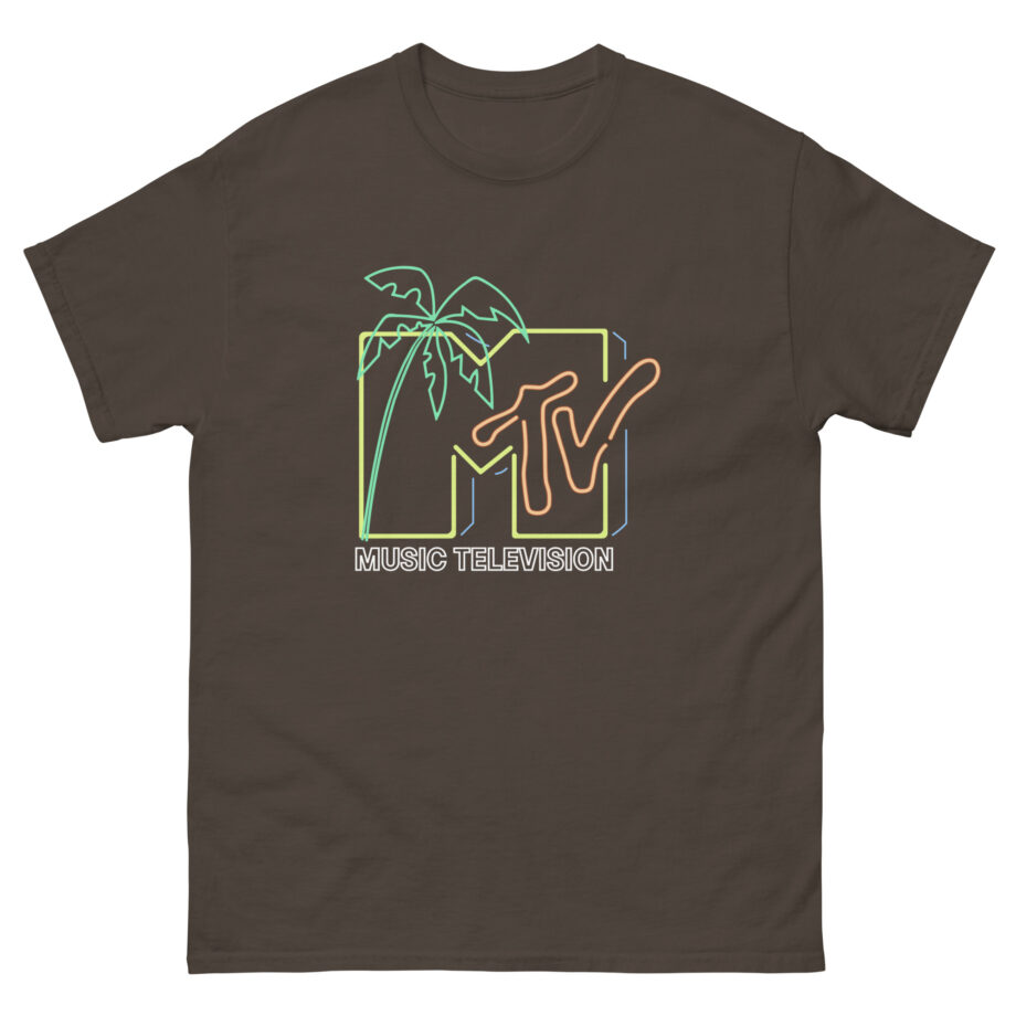 David Dobrik  Mtv Neon Light Logo Unisex classic tee