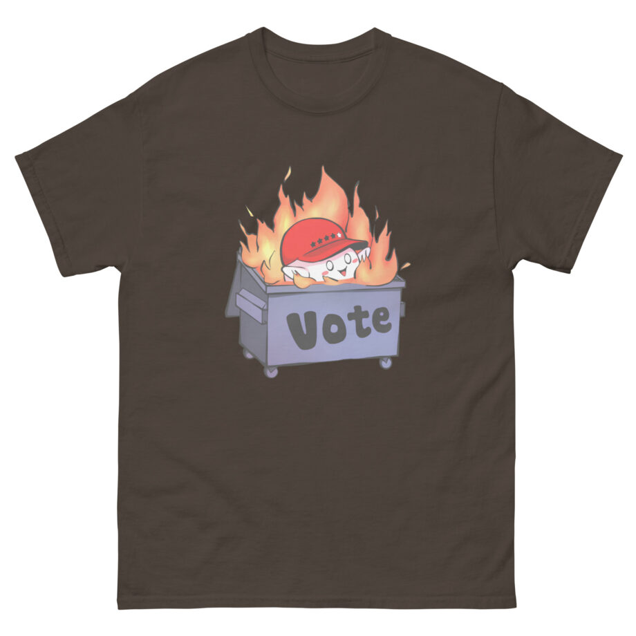 Mister Metokur Dumpster Fire Vote Unisex classic tee