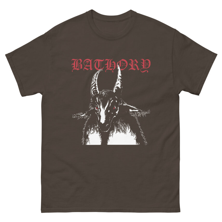 Bathory Goat Red Logo Unisex classic tee