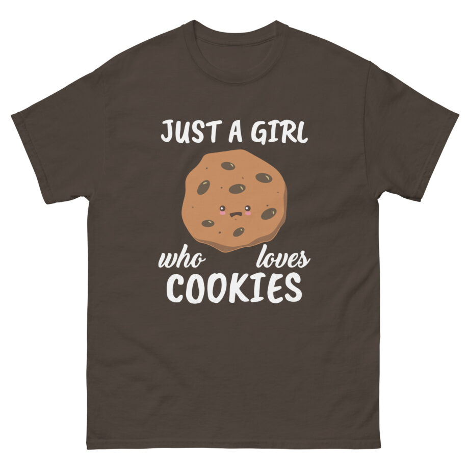 Cookieswirlc Just a Girl Who Loves Cookies Unisex classic tee