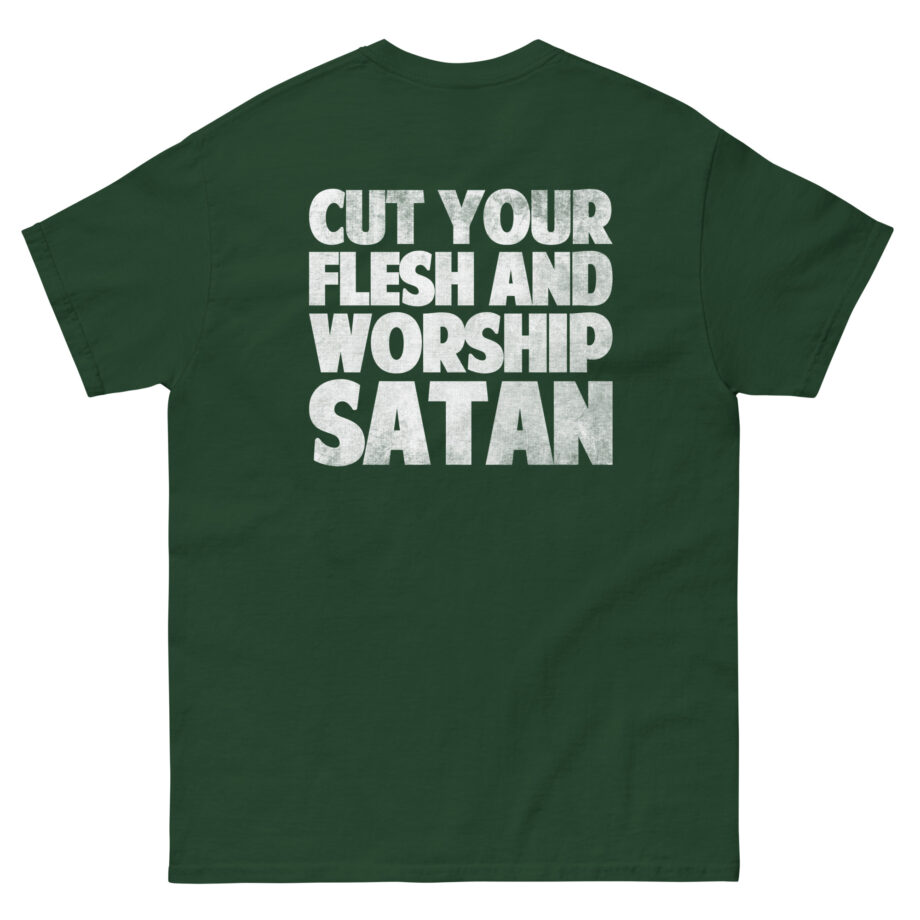 Antaeus Cut Your Flesh and Worship Satan Unisex classic tee
