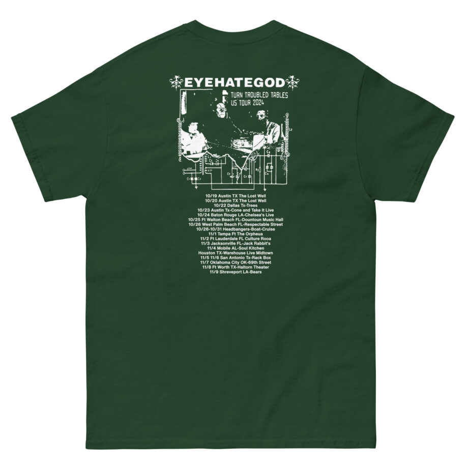 Eyehategod Turn Troubled Tables Us Tour Unisex classic tee
