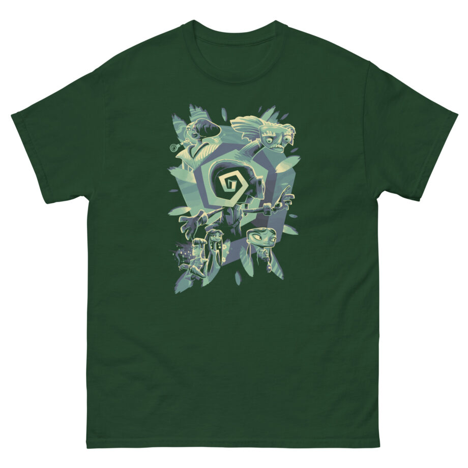 Double Fine Psychodelic Cast Unisex classic tee