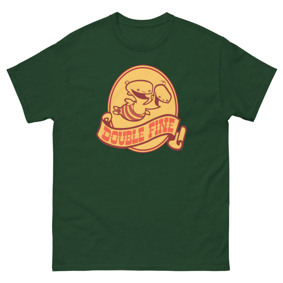 Double Fine Golden Two-headed Baby Unisex classic tee