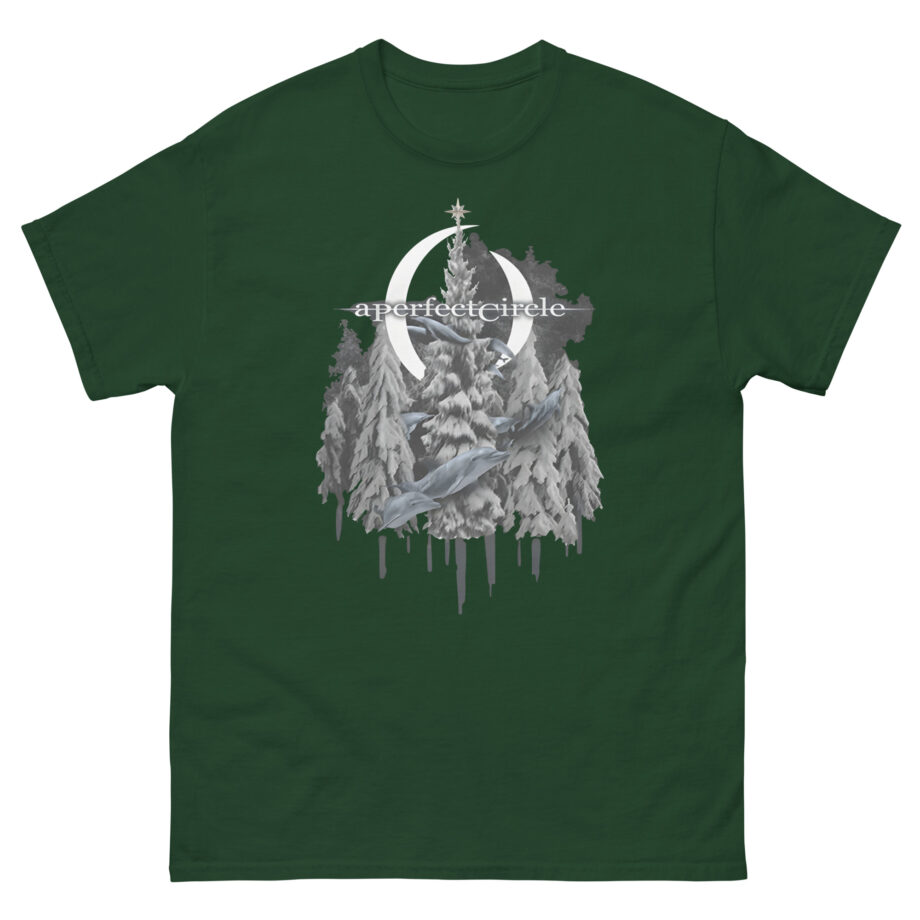 A Perfect Circle Frosty Dolphin & Snow Unisex classic tee