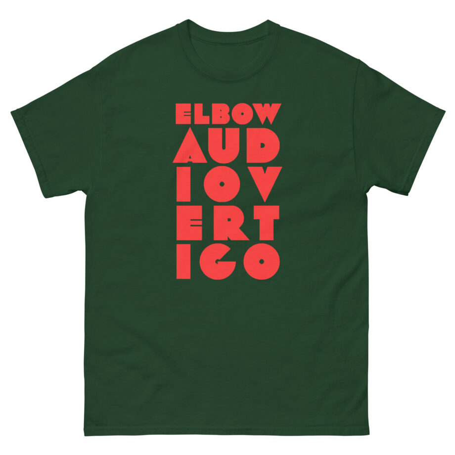 Elbow Audio Vertigo Stacked Logo Unisex classic tee