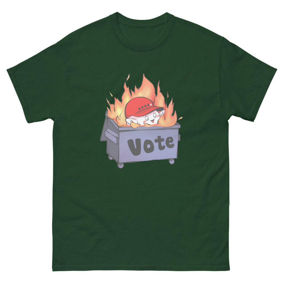 Mister Metokur Dumpster Fire Vote Unisex classic tee