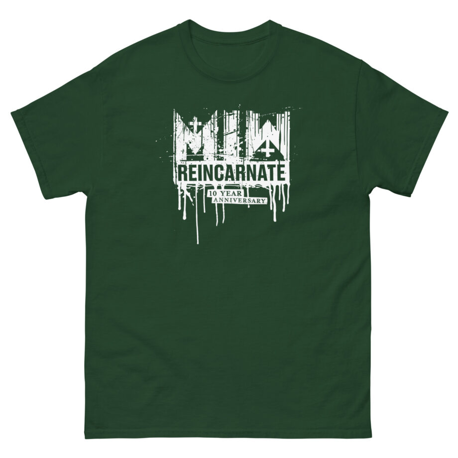 Motionless in White Reincarnate 10 Year Drip Logo Unisex classic tee