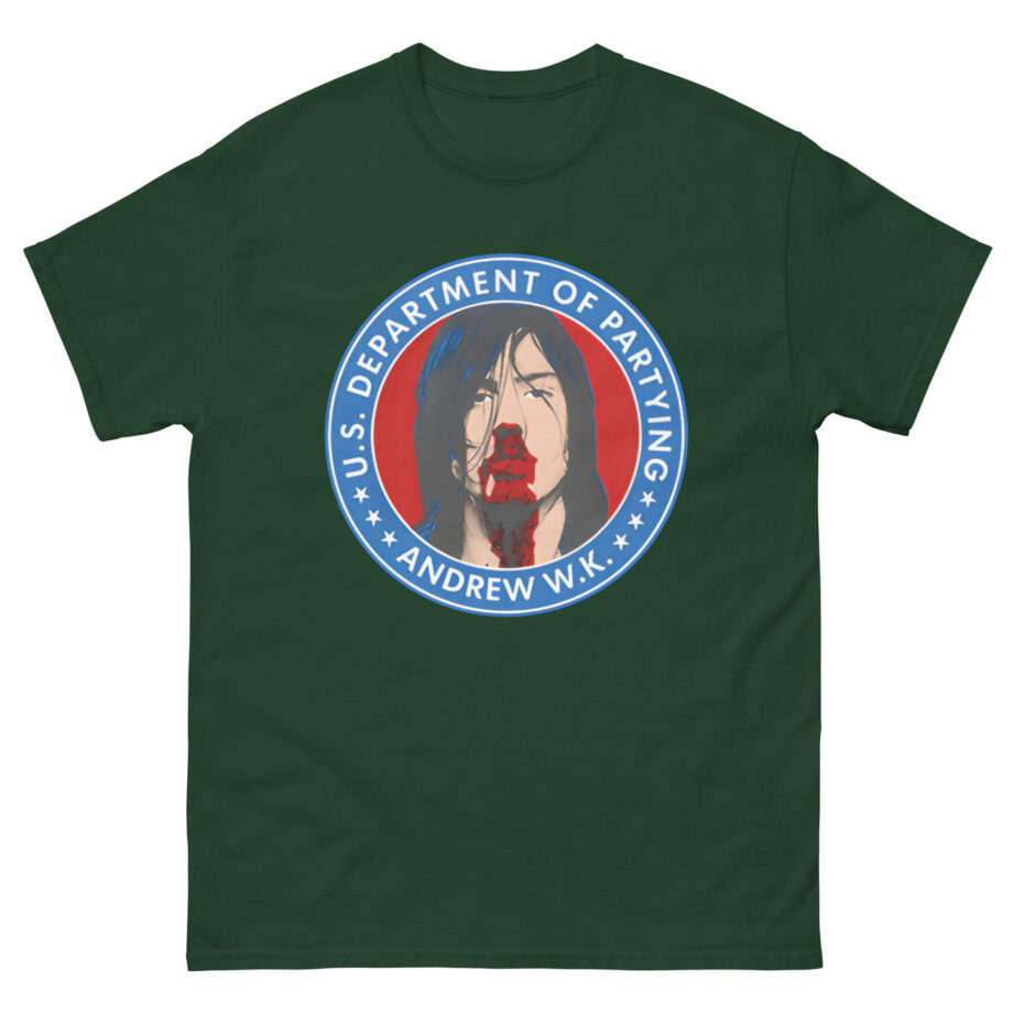 Andrew Wk Us Dept of Partying Unisex classic tee