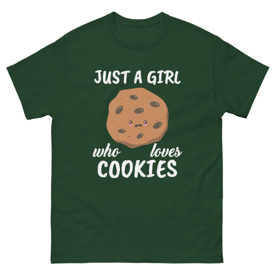 Cookieswirlc Just a Girl Who Loves Cookies Unisex classic tee