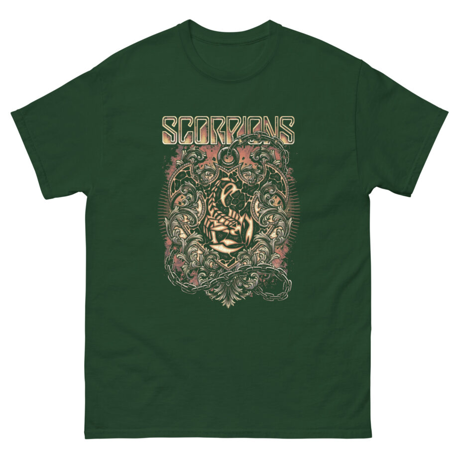 Scorpions Crest in Chains Unisex classic tee