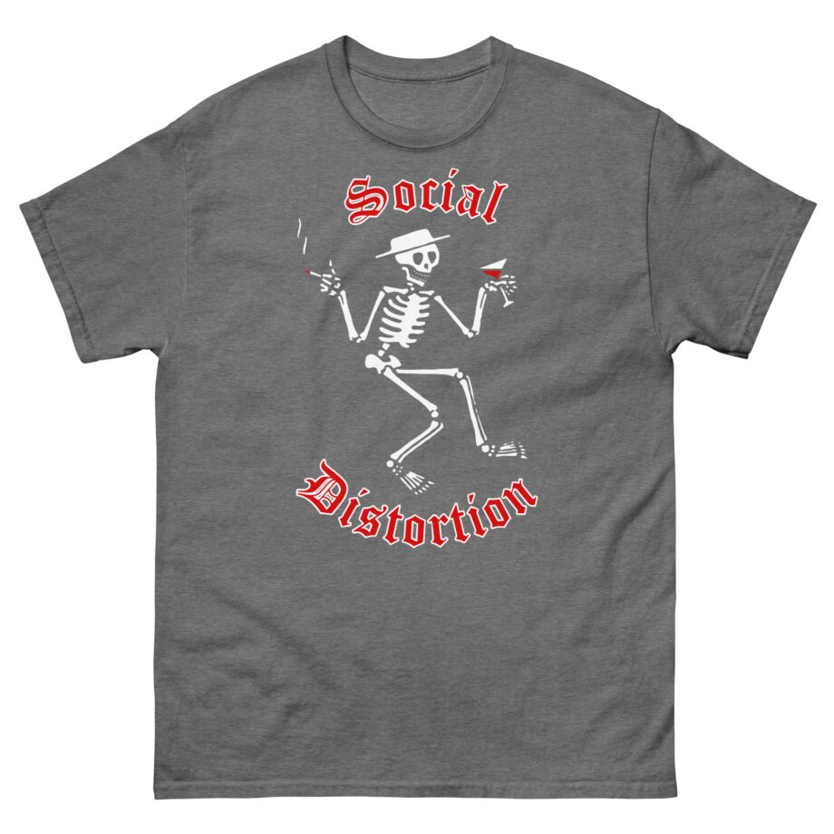 Distortion Skeleton Logo Unisex classic tee