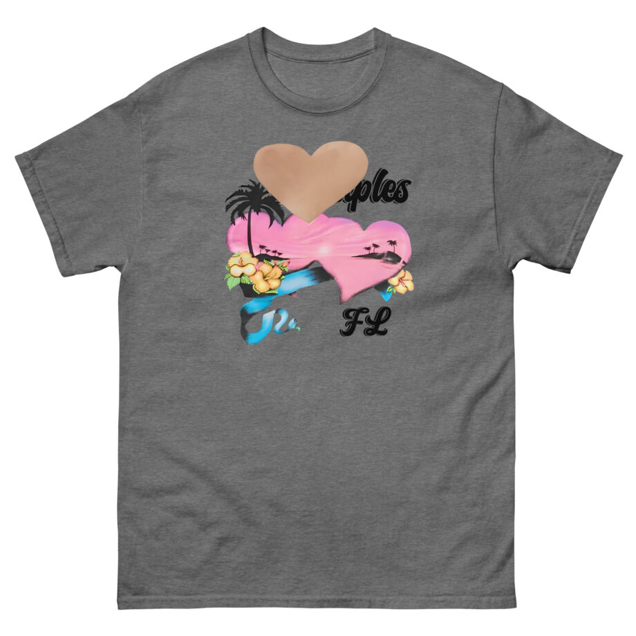 Charli XCX Naples Fl Heart Cut Out Unisex classic tee