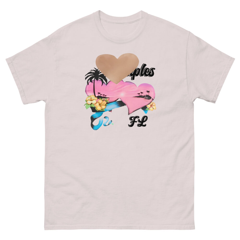 Charli XCX Naples Fl Heart Cut Out Unisex classic tee
