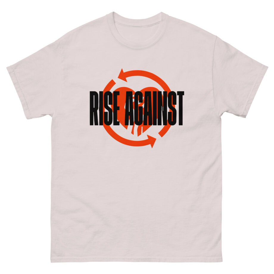 Rise Against Red Heartfist Label Unisex classic tee