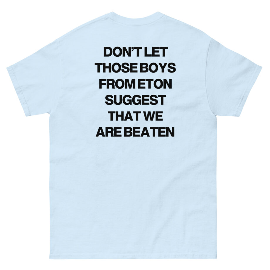 Manic Street Preachers Boys From Eton Unisex classic tee