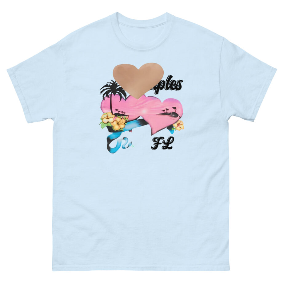 Charli XCX Naples Fl Heart Cut Out Unisex classic tee