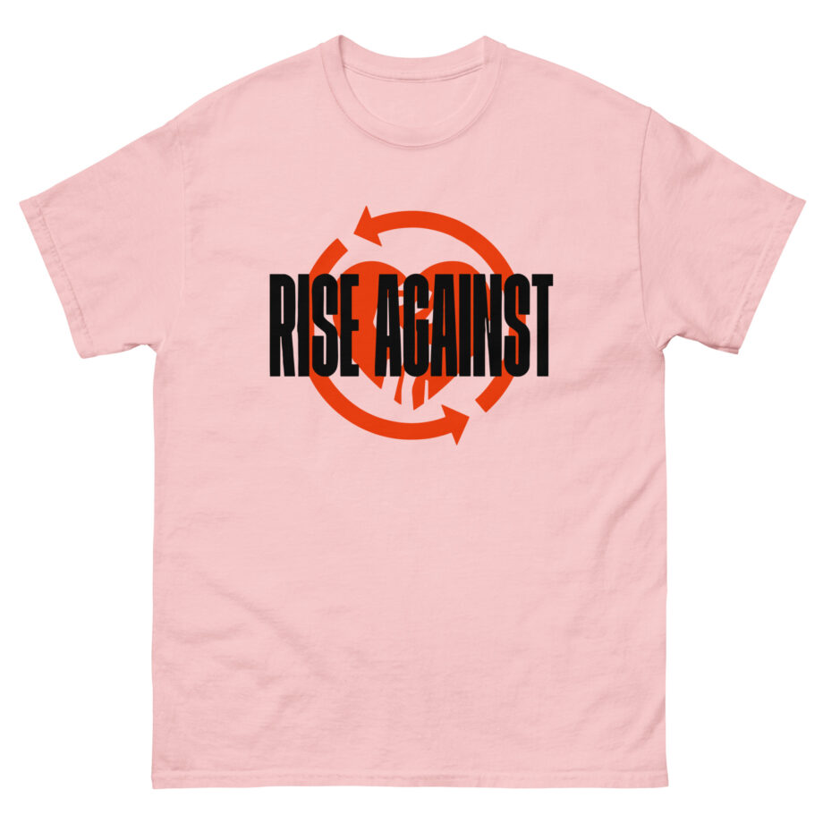 Rise Against Red Heartfist Label Unisex classic tee