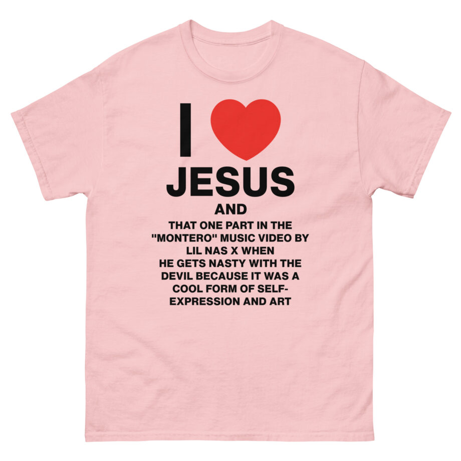 Lil Nas X I Love Jesus and Montero Unisex classic tee