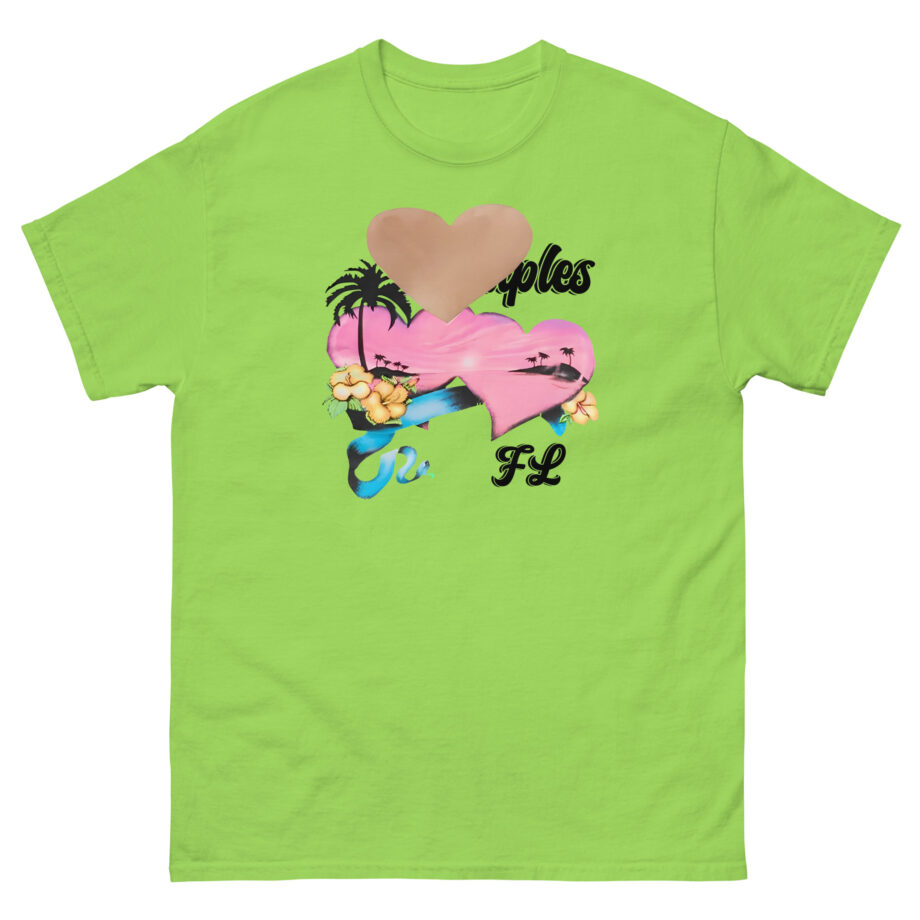 Charli XCX Naples Fl Heart Cut Out Unisex classic tee