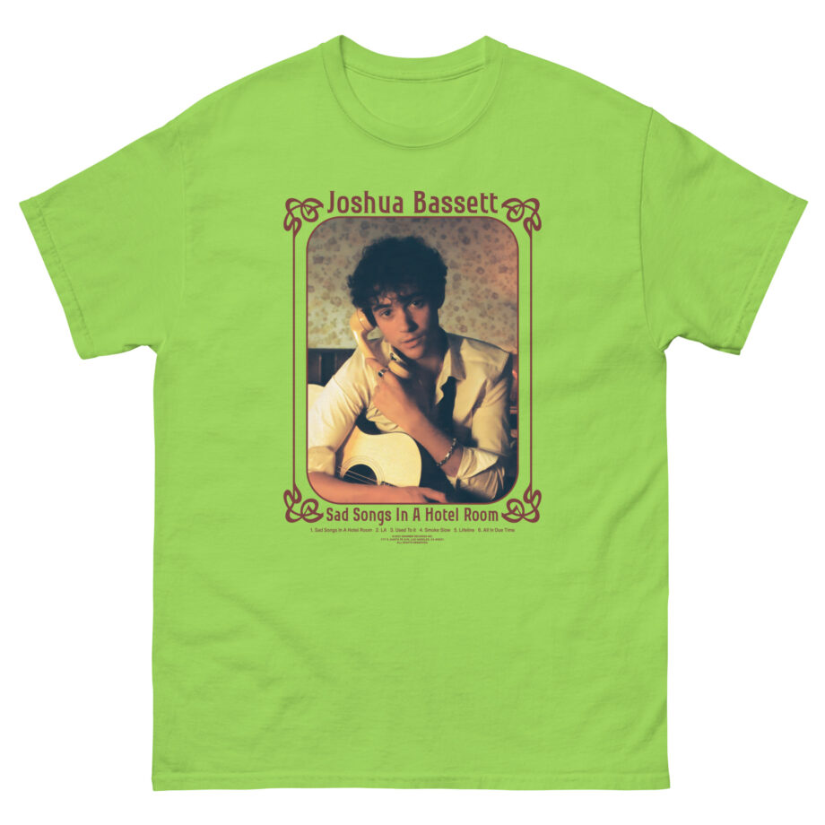 Joshua Bassett Sad Songs Face Unisex classic tee