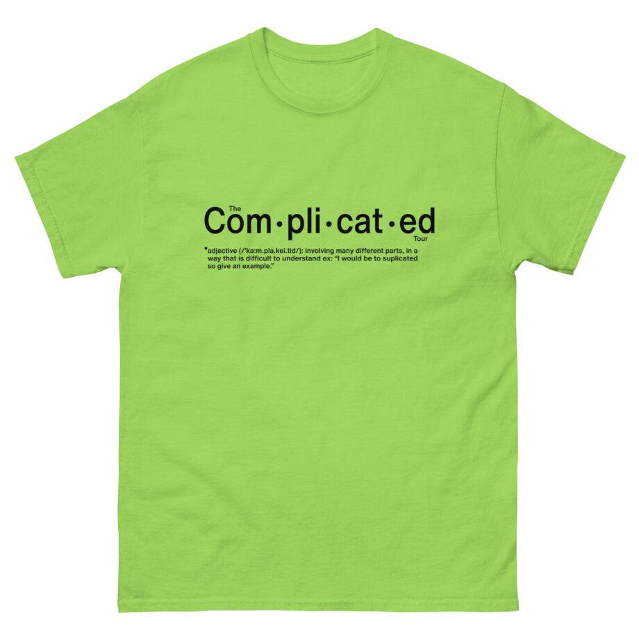 Joshua Bassett Complicated Definition Unisex classic tee