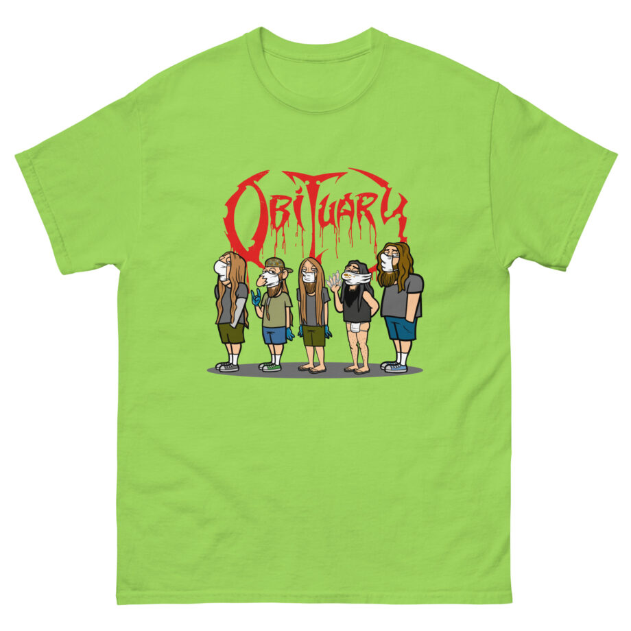 Obituary Stay Safe Unisex classic tee