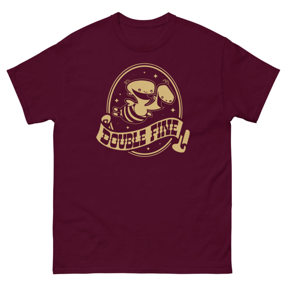Double Fine Golden Two-headed Baby Unisex classic tee