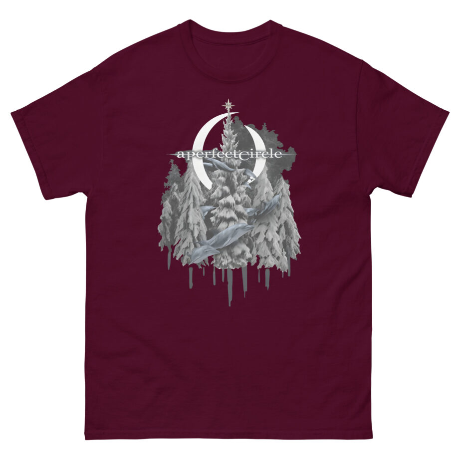 A Perfect Circle Frosty Dolphin & Snow Unisex classic tee