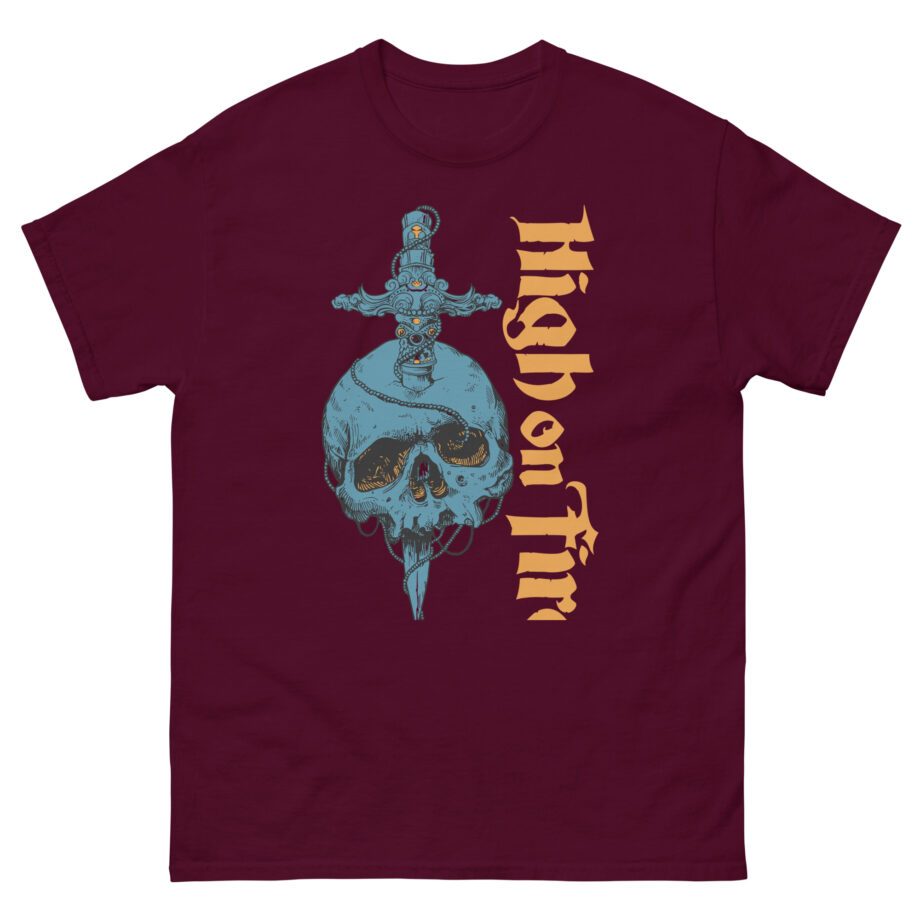 High on Fire Skull Knife Unisex classic tee