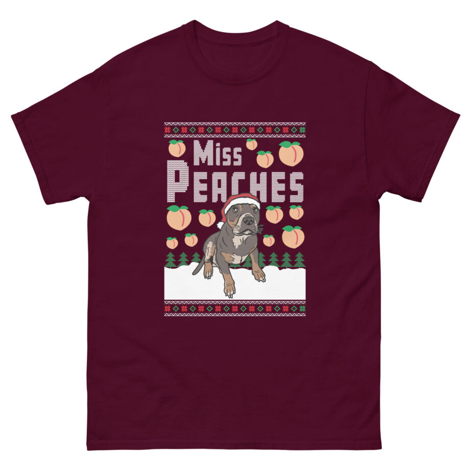 Miss Peaches Ugly Christmas Unisex classic tee