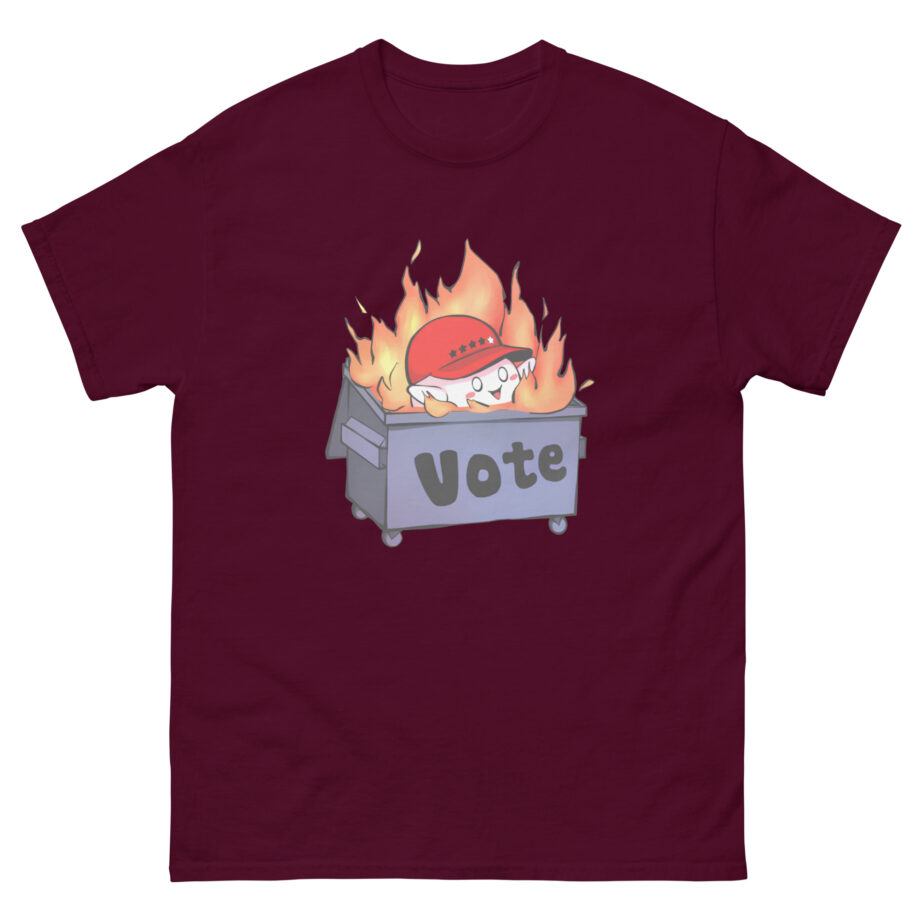 Mister Metokur Dumpster Fire Vote Unisex classic tee