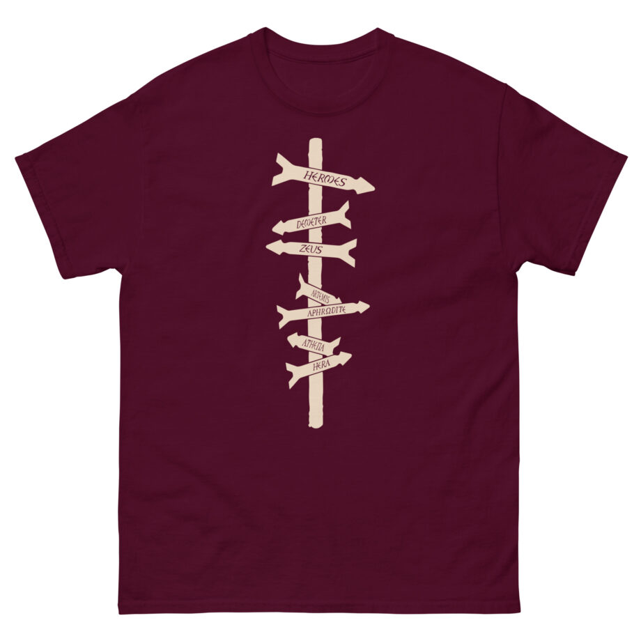 Percy Jackson and the Olympians Camp Signs Unisex classic tee