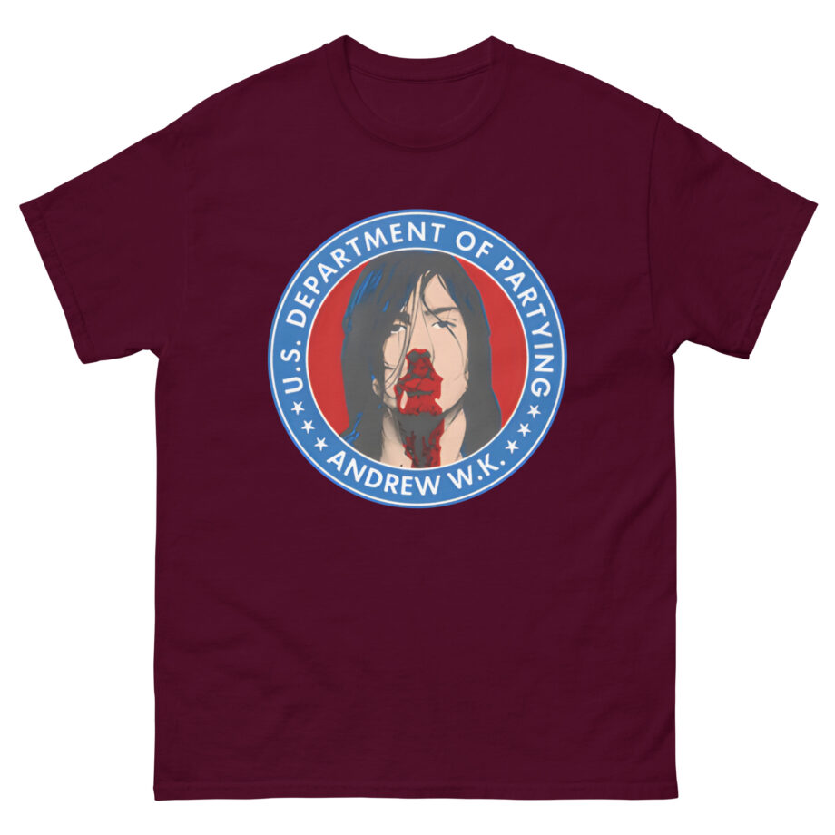 Andrew Wk Us Dept of Partying Unisex classic tee