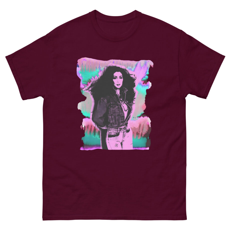 Cher Psychedelic Distressed Unisex classic tee