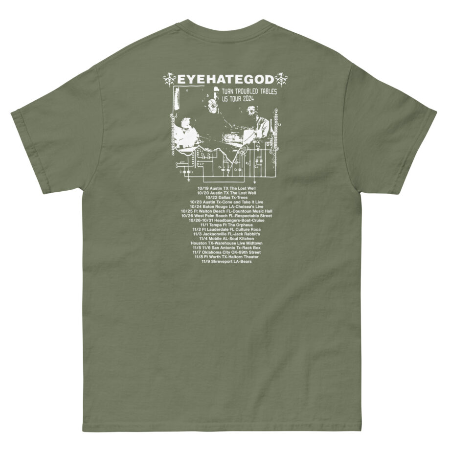 Eyehategod Turn Troubled Tables Us Tour Unisex classic tee