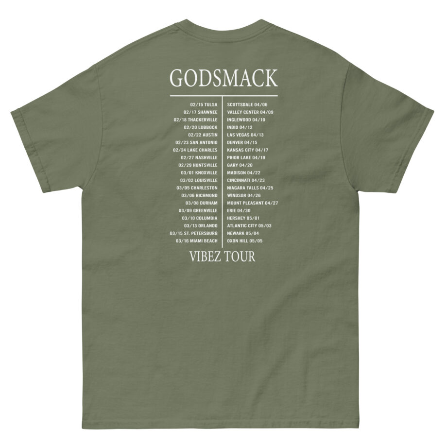 Godsmack Vibez Tour Unisex classic tee