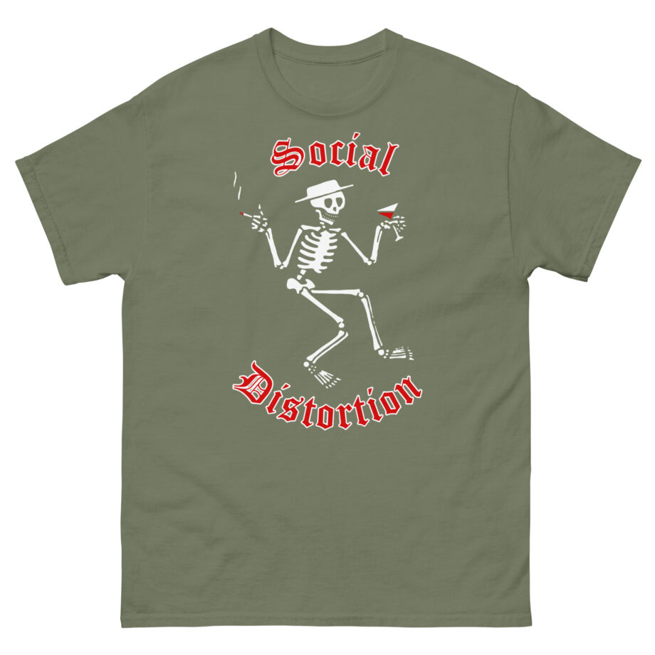 Distortion Skeleton Logo Unisex classic tee