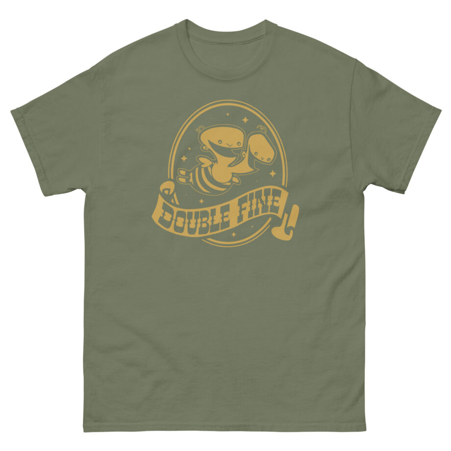 Double Fine Golden Two-headed Baby Unisex classic tee