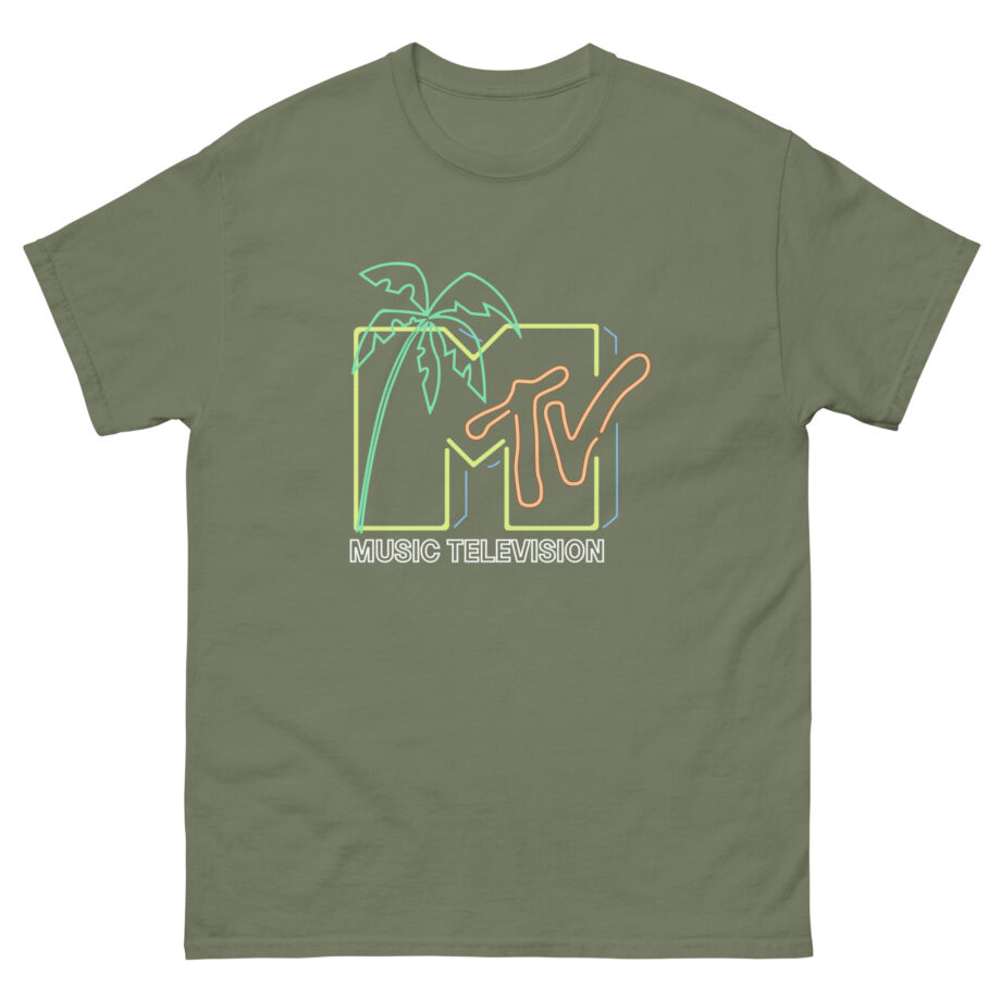 David Dobrik  Mtv Neon Light Logo Unisex classic tee